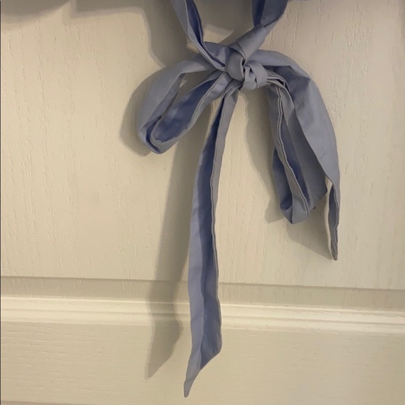 Blue H&M Blouse Pearl Buttons - Picture 2 of 2